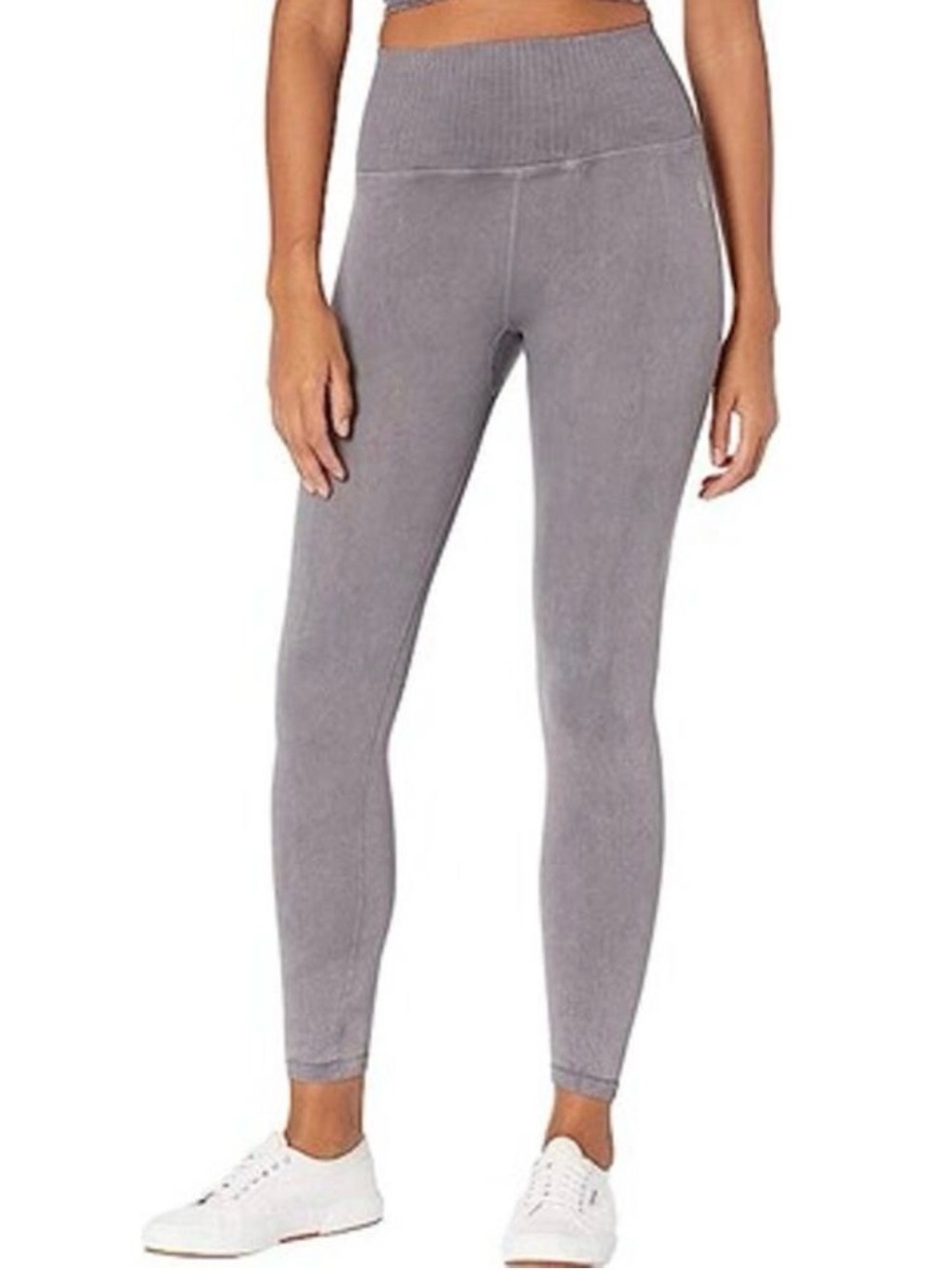 Free People Good Karma Leggings in Washed Gray